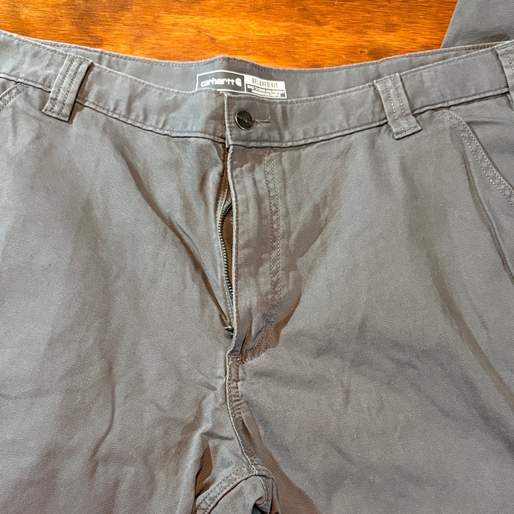 Carhartt Men's Work Pants in Charcoal Gray
